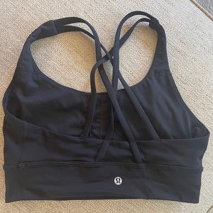 Lululemon Energy Bra Long Line, black size 8 EUC
